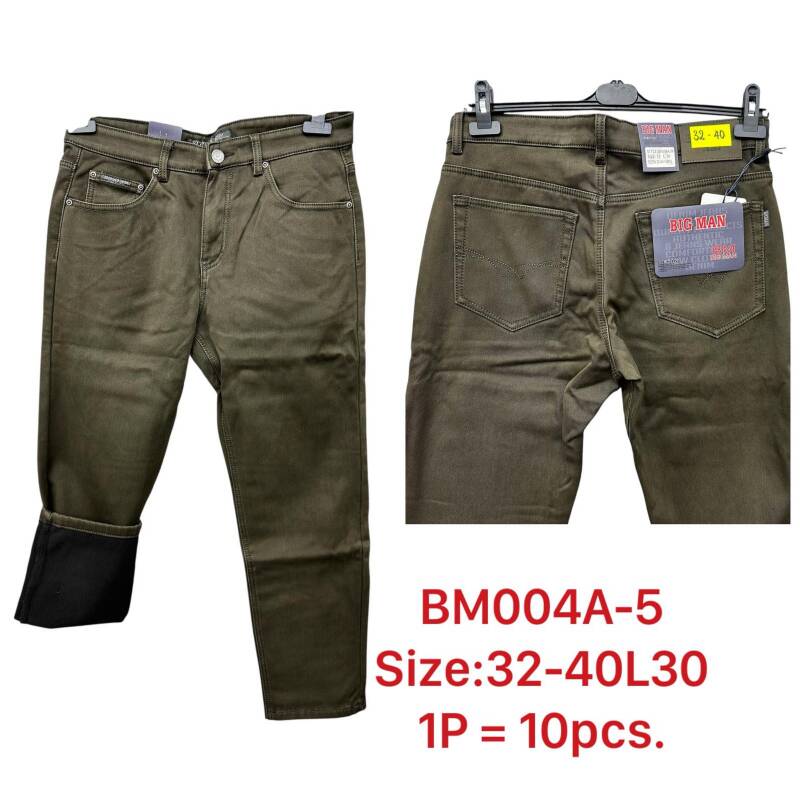 Spodnie jeansy meskie Roz 32-40, 1 Kolor Paczka 10 szt